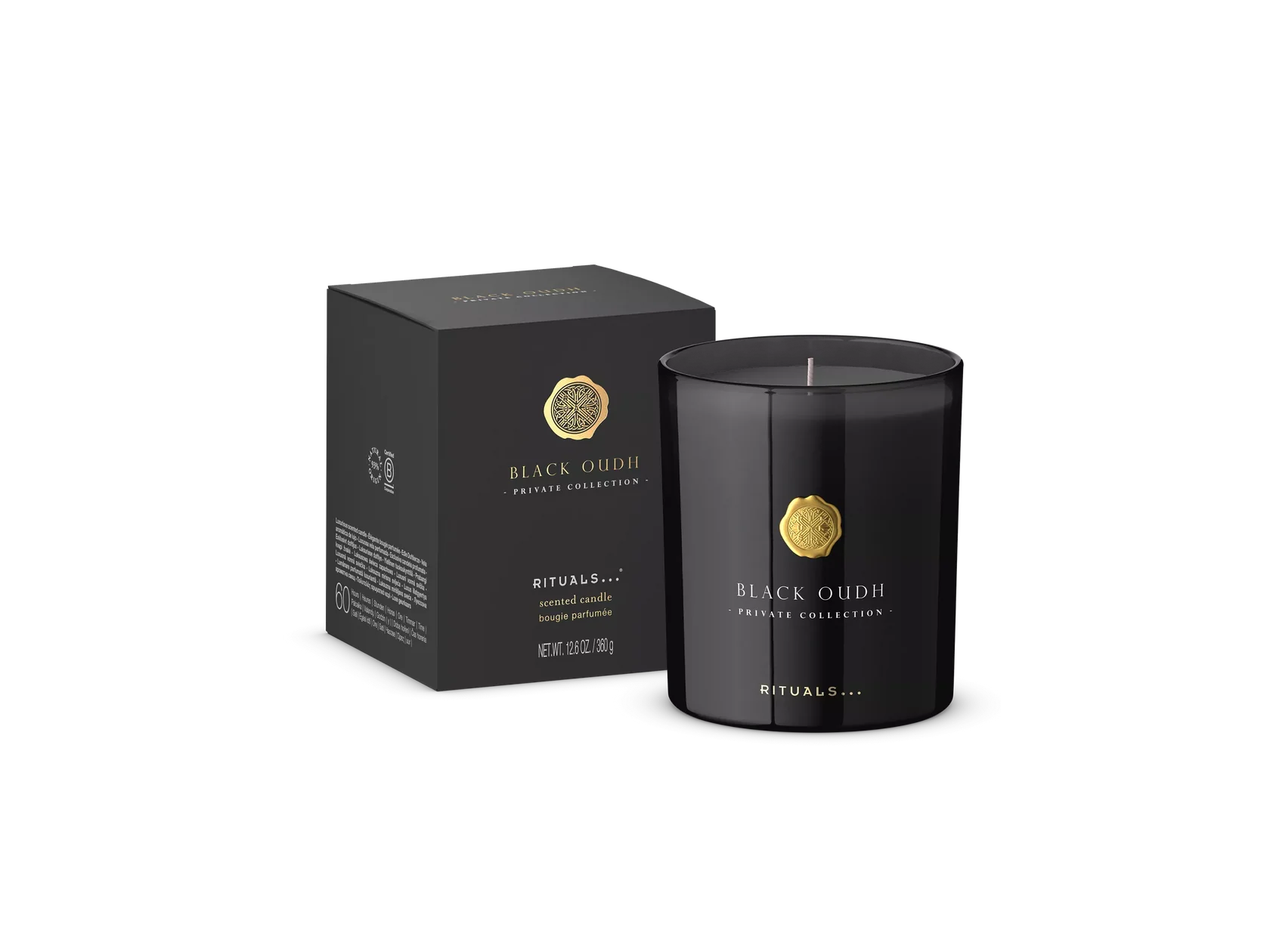 The Rituals PRIVATE COLLECTION Black Oudh Dišeča sveča