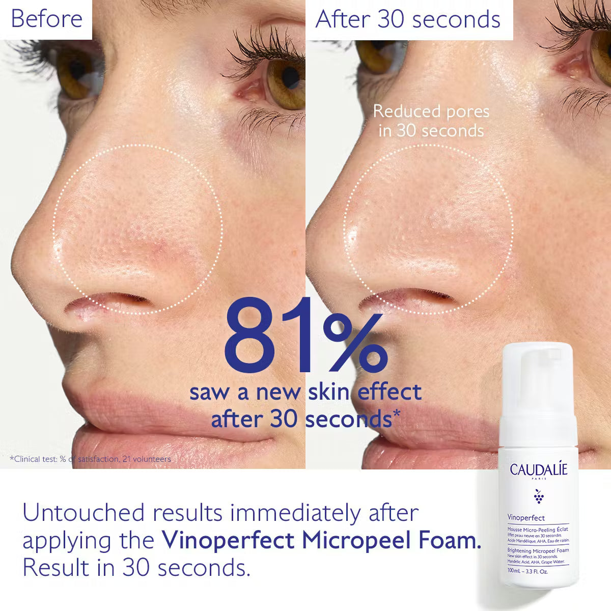 Caudalie Vinoperfect Micropeel pena 100 ml