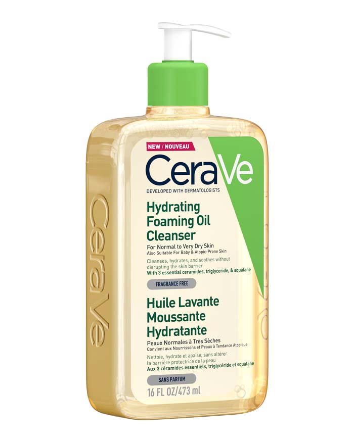 CeraVe Cleansers Hydrating Foaming Oil Cleanser